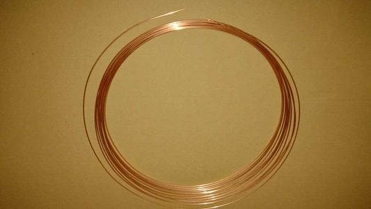 TUBO CAPILLARE IN RAME 0,90 x 2,05 mm