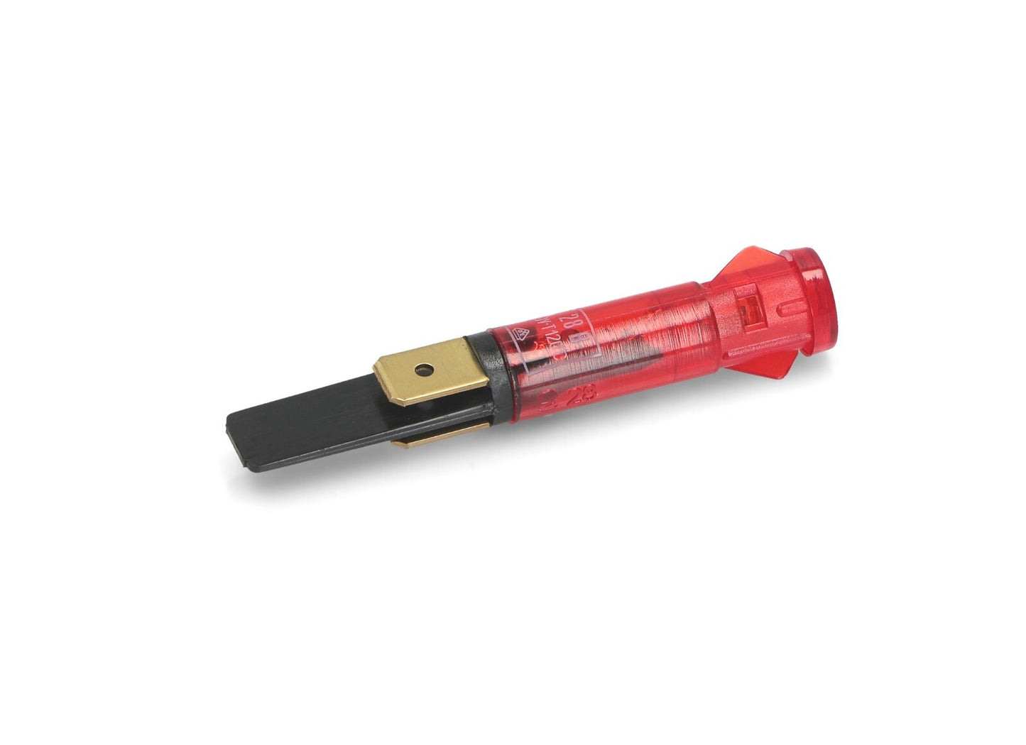 SPIA LUMINOSA TONDA ROSSA 2 contatti. 230V T120° Ø9mm SWT707UN