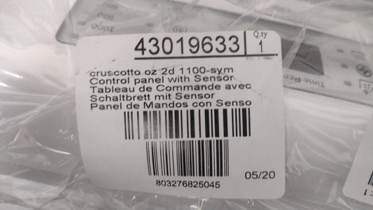 CRUSCOTTO CON SENSORE LAVATRICE CANDY ORIGINALE 43019633