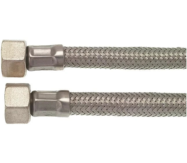 TUBO FLESSIBILE 180 cm 3/8 FF SEDE CONICA 1,80mt