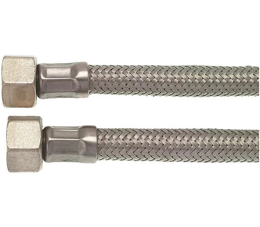 TUBO FLESSIBILE 180 cm 3/8 FF SEDE CONICA 1,80mt