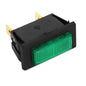 Spia luminosa unipolare 10a 12x27mm 2 faston 220v verde