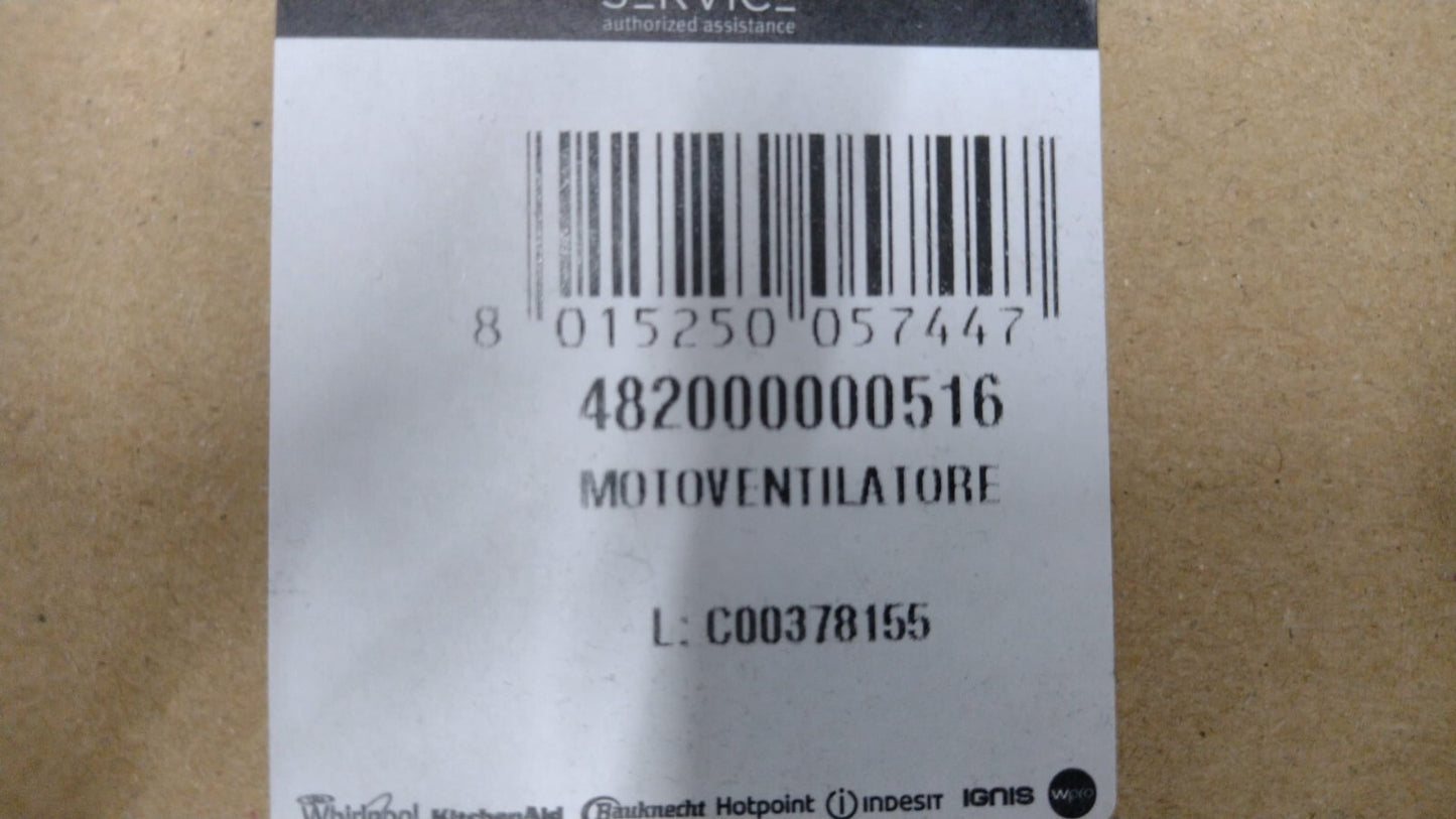 MOTOVENTILATORE CLIMATIIZZATORE WHIRLPOOL 482000000516 C00378155