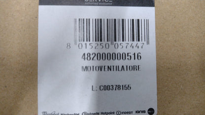 MOTOVENTILATORE CLIMATIIZZATORE WHIRLPOOL 482000000516 C00378155