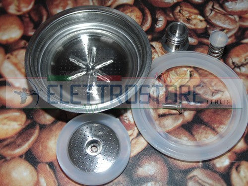 KIT GUARNIZIONI MOKONA BIALETTI+ DOCCETTA+ VITE+VALVOLA+FILTRO CIALDE