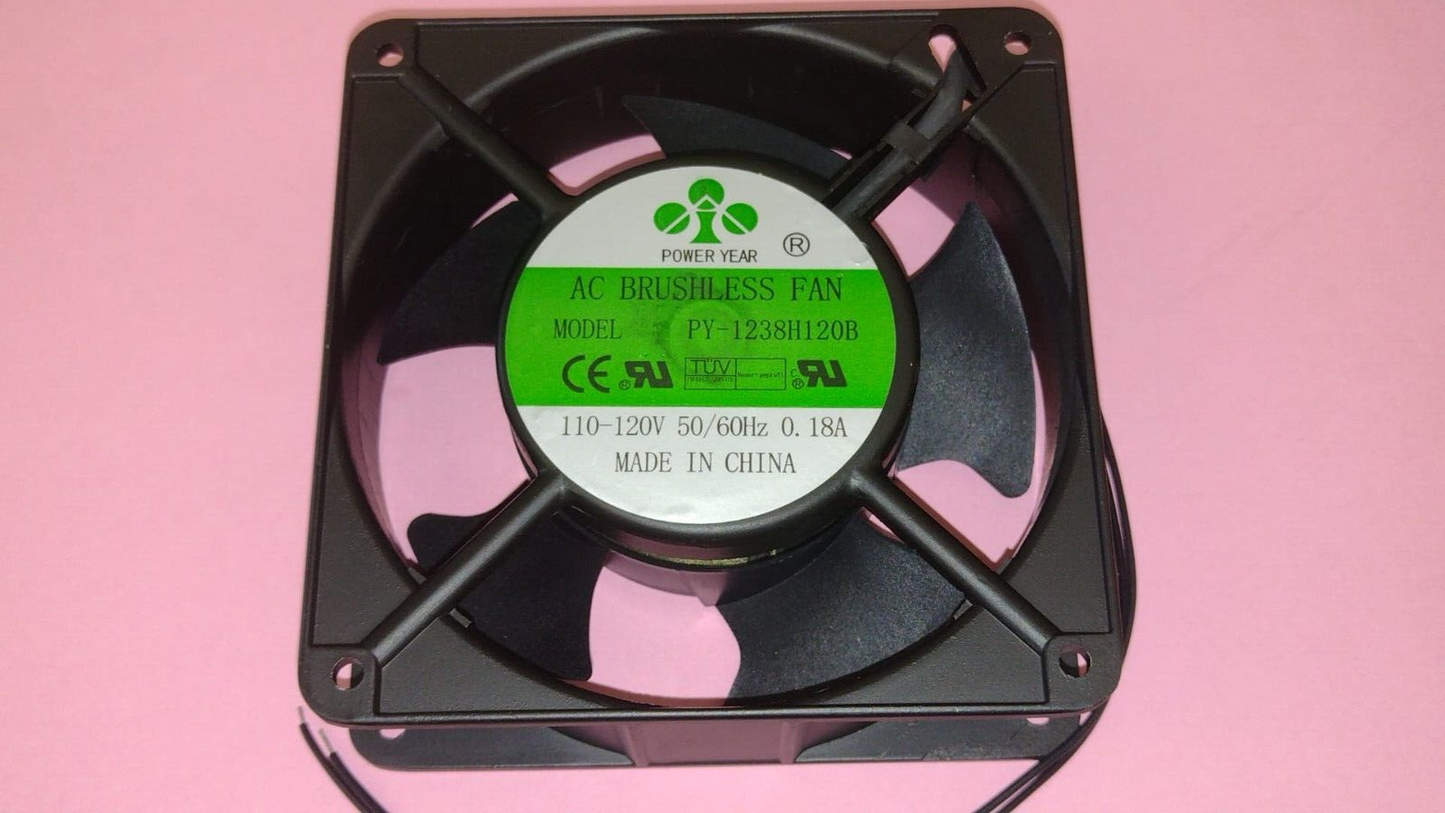 VENTILATORE 12x12x3,8cm  110-120V 50/60HZ 0.18A