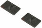 GANCI CAPPA LEVA PIASTRINA PER GANCIO PANNELLO CAPPA 2 PEZZI colore bianco