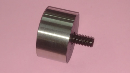 PIEDINO INOX FISSO Ø50mm H.30mm M10x35