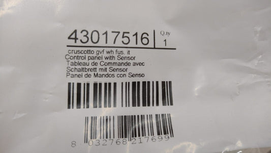 CRUSCOTTO PANNELLO FRONTALE CON SENSORE LAVATRICE CANDY ORIGINALE 43017516