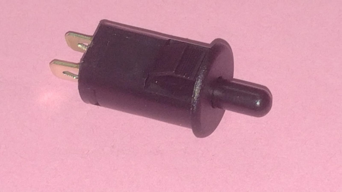 PULSANTE NORMALMENTE APERTO Ø17mm NERO