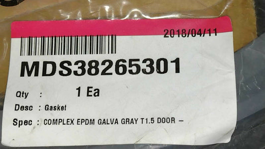 GUARNIZIONE OBLO' LAVATRICE LG MDS38265301 ORIGINALE