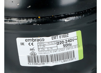COMPRESSORE EMBRACO EMT6160Z R134a MHBP 6,76cc