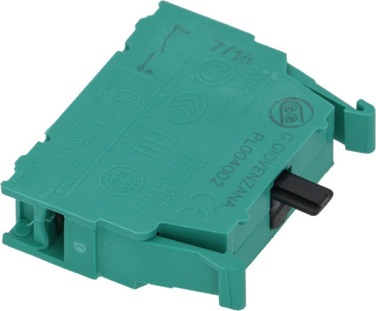 GIOVENZANA CONTATTO DI RICAMBIO VERDE 16A 250V 9014070 FUNZIONE NO A VITE