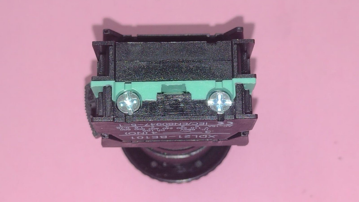 PULSANTE A RILASCIO NERO Ø 40mm