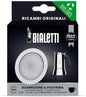 BIALETTI GUARNIZIONE E PIASTRINA 4 TAZZE ORIGINALE CAFFETTIERA 0800411