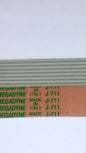 CINGHIA PIATTA SIGLA J711 LARGHEZZA mm 18.5 NERVATURE 8 SPEDIZ.CON RACCOMANDATA