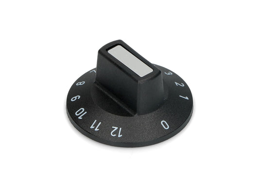 MANOPOLA REGOLAZIONE NERA ø 50mm EGO 0000.524.154 0-12