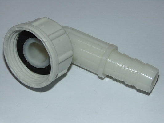 RACCORDO A L 3/4 NYLON L=137MM CON DADO 3/4 E GUARNIZIONE