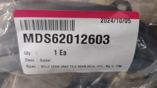LG GUARNIZIONE OBLO' LAVATRICE LG MDS62012603 ORIGINALE
