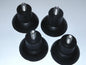KIT PIEDINI AFFETTATRICE 4Pz GOMMA FILETTO 6mm ALTEZZA 35mm + VITE