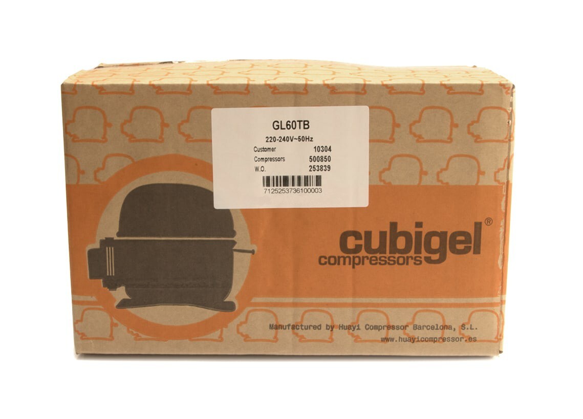 COMPRESSORE CUBIGEL GL60TB = GU60TG  R134A HMBP 5,68CC
