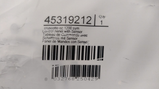 CRUSCOTTO LAVATRICE CANDY HOOVER ORIGINALE 45319212
