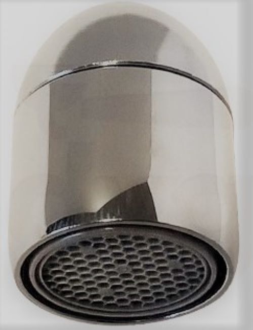 FRANGIACQUA CROMATO COMPLETO CON AERATORE IN POM ALIMENTARE Filetto F 1/8"