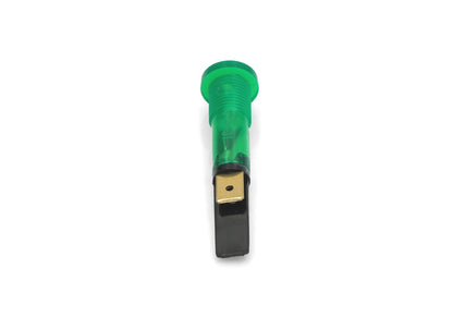 SPIA LUMINOSA TONDA VERDE SERIE SX31 230V 120°C TESTA Ø13,5mm FORO Ø10mm
