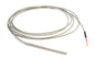 SONDA PT100 3mt VETROTEX +600°C 3 FILI 6x100mm *