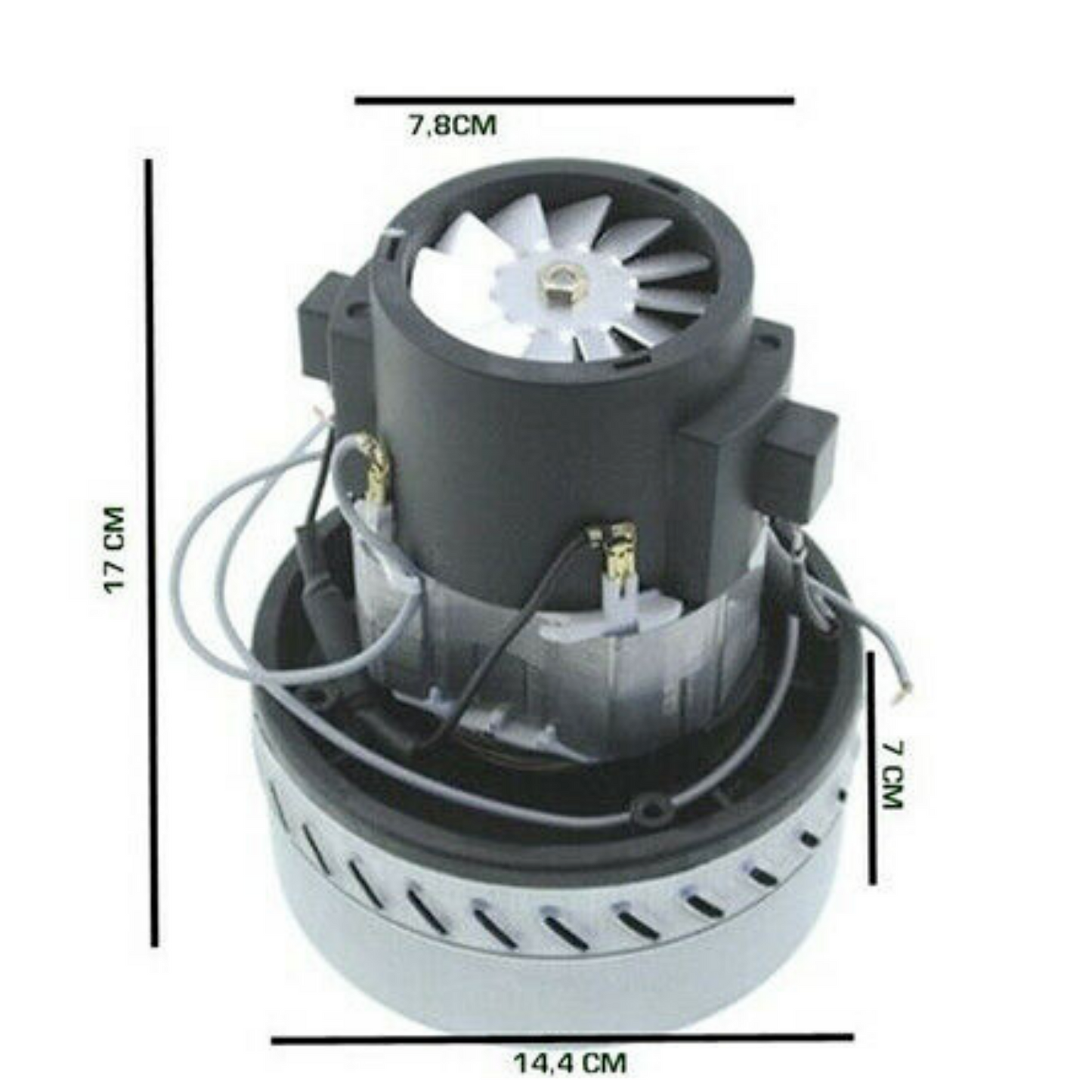 MOTORE ASPIRAPOLVERE 1200W LIQUIDI BIDONI INDUSTRIALE BISTADIO AUTOLAVAGGIO 1pz.