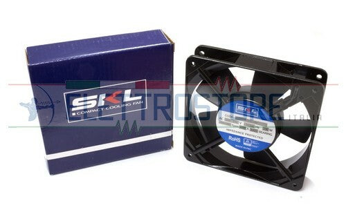 VENTILATORE ASSIALE 12x12x26mm su CUSCINETTI 220V 19W 2200-2400rpm