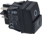INTERRUTTORE A PULSANTE BIPOLARE NERO 12A 250V 7112124
