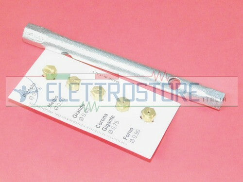KIT UGELLI + CHIAVE PIANICOTTURA CUCINE 6mb GPL 0,50+0,70+0,70+0,90+0,95