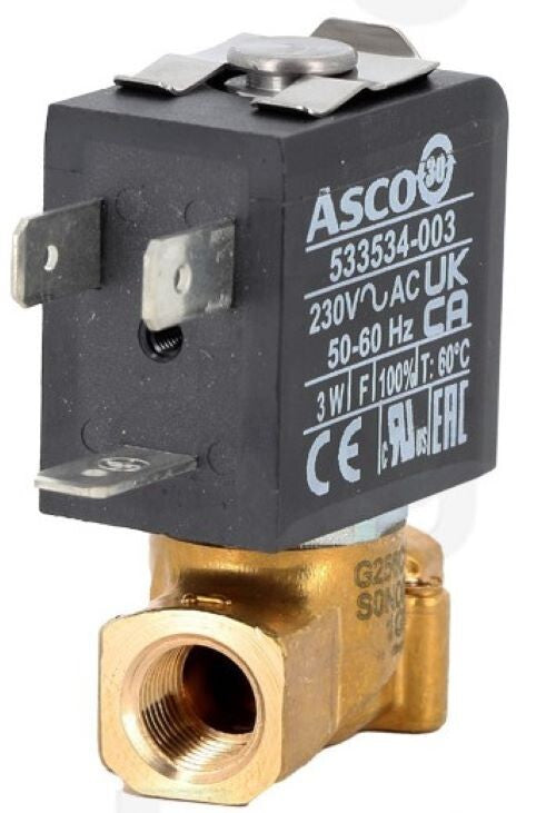 ELETTROVALVOLA SIRAI AUTOLIVELLO 1/8 1/8 230V 50/60Hz DN2,3 INGOMBRO PICCOLO