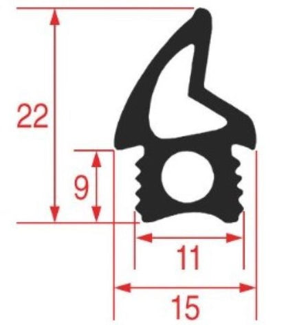 TECNODOM GUARNIZIONE PORTA FORNI 160cm 3786851 Made in Italy