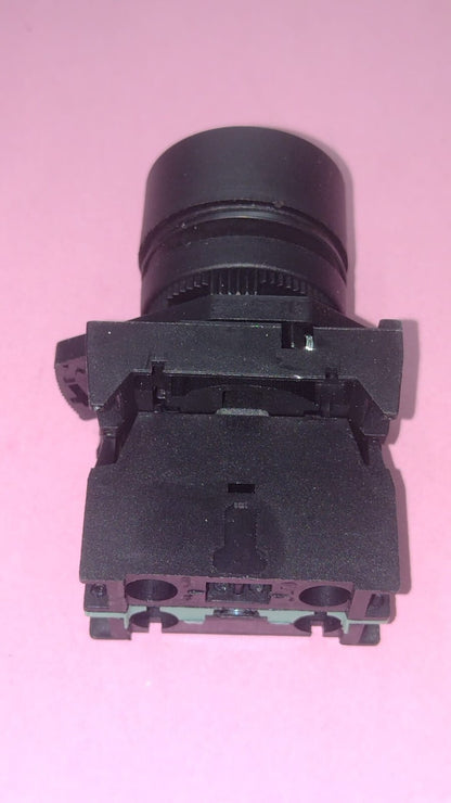 PULSANTE LUMINOSO A GHIERA E LED 24V BLU NA