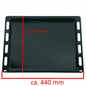 LECCARDA FORNO BOSCH SIEMENS 00666902 ORIGINALE 44cm x 37cm x 22mm