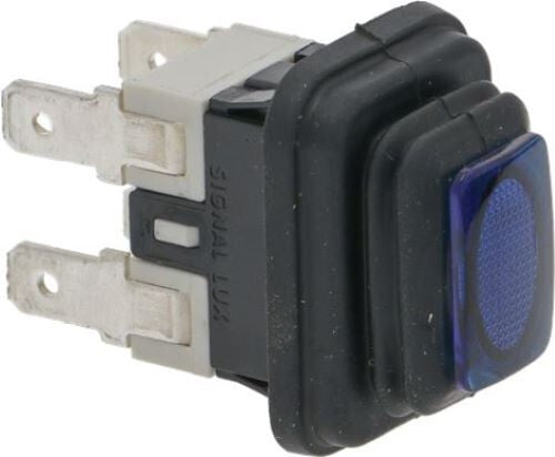 Pulsante spia bipolare blu didiesse frog codice fr004