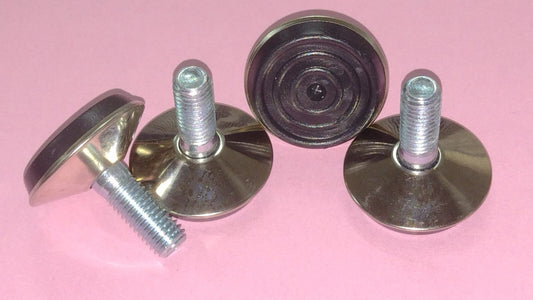 PIEDINO REGOLABILE INOX D.38mm H.40mm VITE M10X25mm Omniwash AM016NTC 1pz