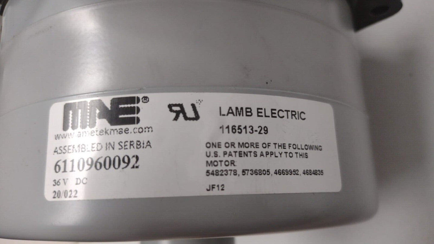 MOTORE LAMB ORIGINALE 116513-29 6110960092 36V DC 600W