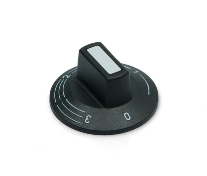 MANOPOLA REGOLAZIONE NERA ø 50mm EGO 0000.524.054 3241564