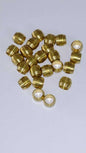 BICONO 6mm interno 8mm ESTERNO 7,5mm LUNGHEZZA in OTTONE 10pz