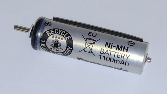 Panasonic batteria ricaricabile Ni-Mh 1100mAh per idropulsore EW1211 e ER-GB40 .