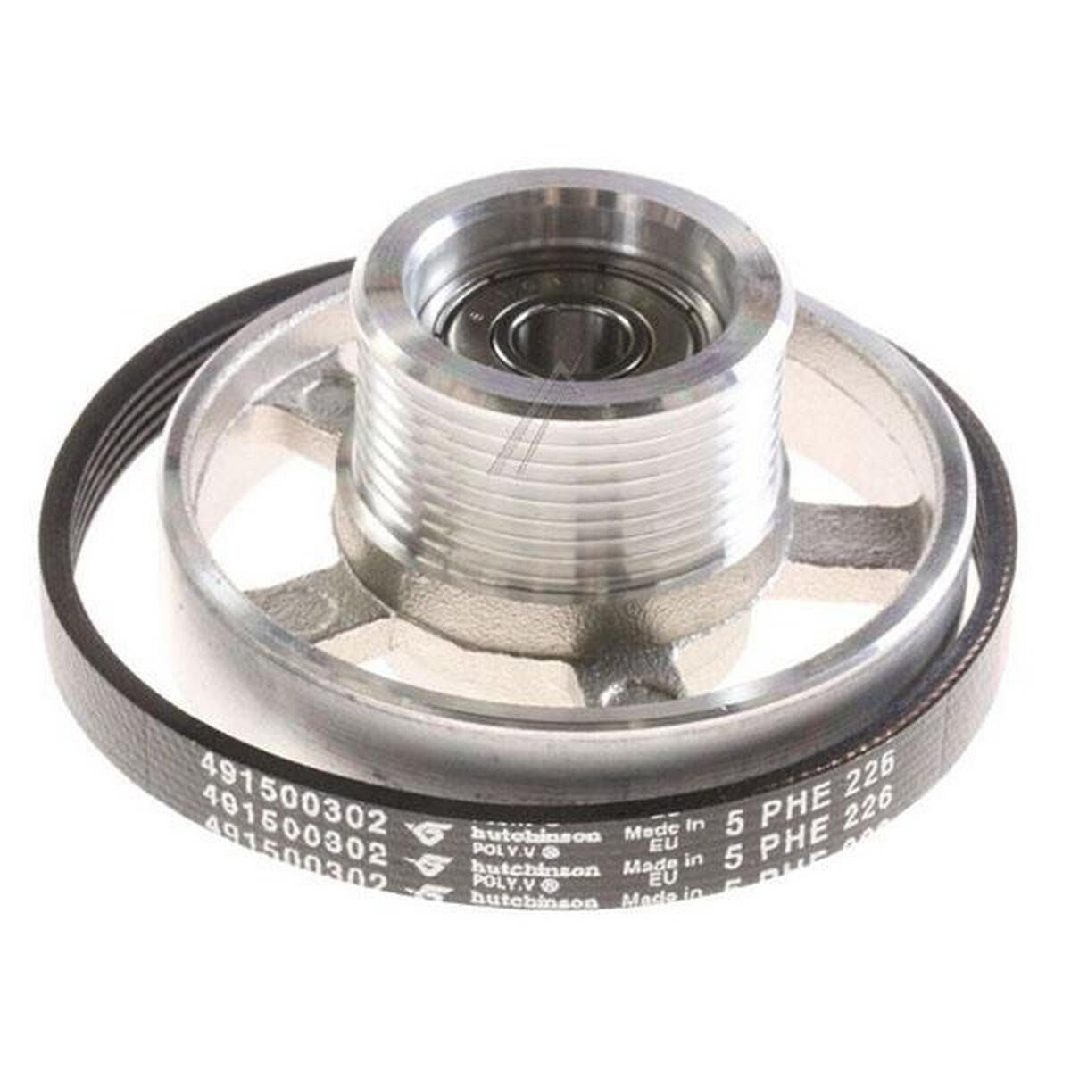 492204401 Puleggia + Cinghia Asciugatrice Ricambio originale Beko