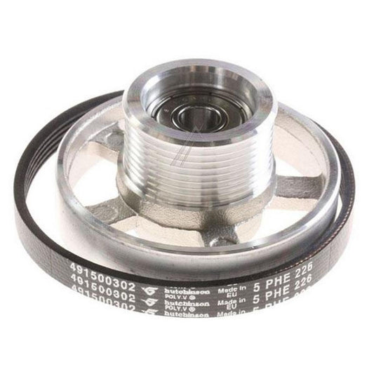 492204401 Puleggia + Cinghia Asciugatrice Ricambio originale Beko