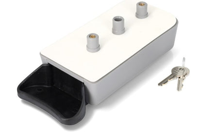 MTH MANIGLIA ESTERNA RAL7004 NERA CON SERRATURA