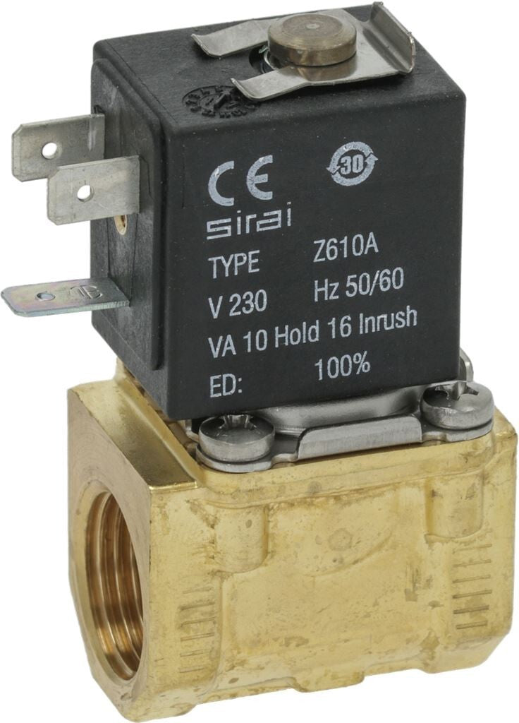 ELETTROVALVOLA L140 B5 Ø 1/2"FF 230V 3120041 ELETTROVALVOLA SIRAI 1/2"G L140B5