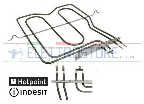 RESISTENZA FORNO 1000W+1200W 220V SUPERIORE ARISTON INDESIT C00016054