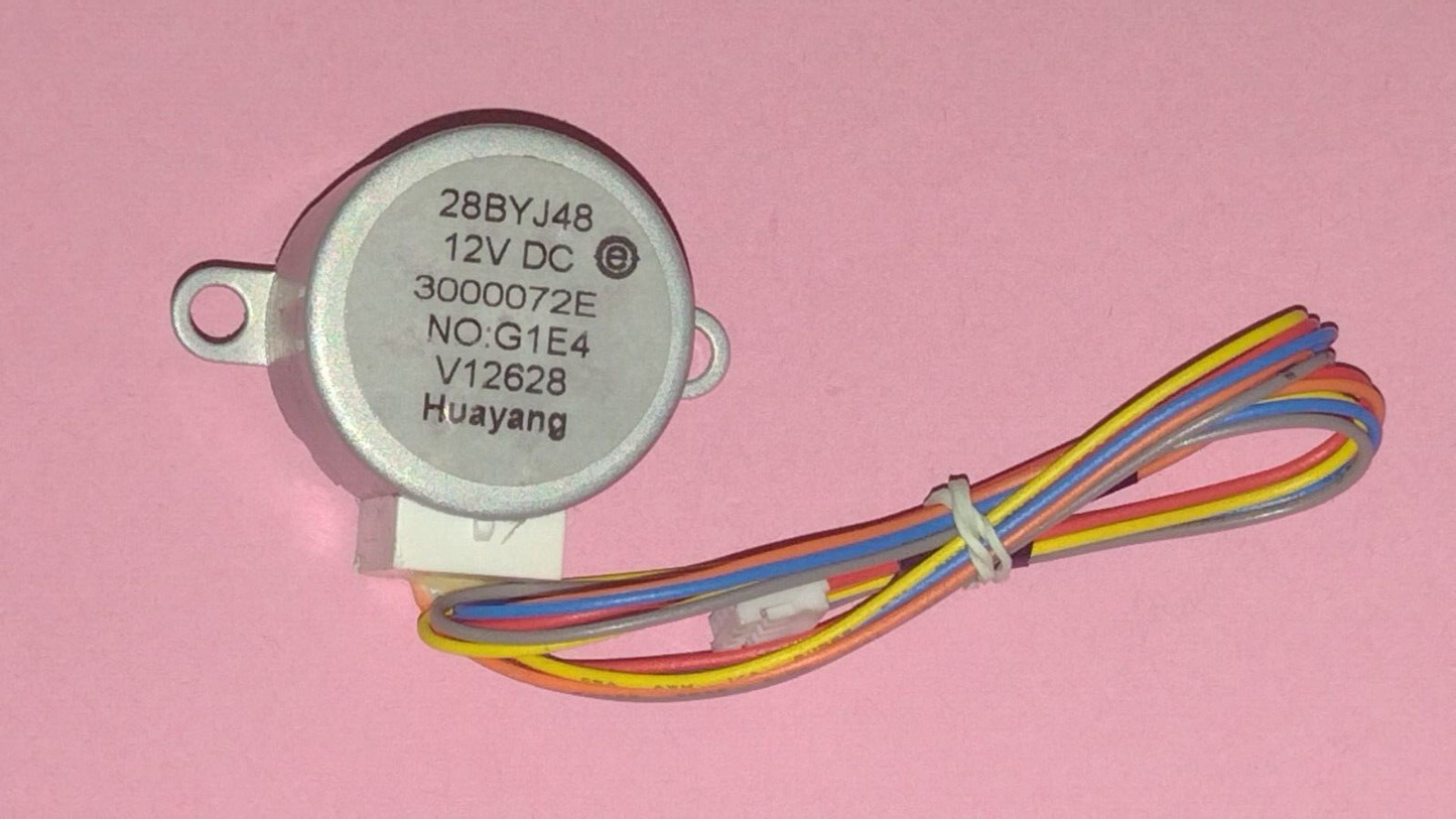 MOTORE ALETTE CLIMA HAIER + VARIE 28BYJ48 12V DC 3000072E NO:G1E4 V12628 HUAYANG
