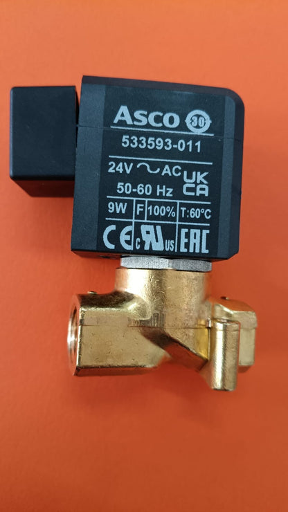 ELETTROVALVOLA SIRAI 2 VIE 24V AC 9W 1/4F 1/4F DN 3mm ASCO533593-011